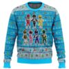 Mighty Morphin Blue Ranger Power Rangers Gifts For Family Holiday Christmas Ugly Sweater