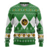 Mighty Morphin Green Ranger Power Rangers Gifts For Family Holiday Christmas Ugly Sweater