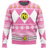 Mighty Morphin Pink Ranger Christmas Custom Best Holiday Christmas Ugly Sweater Gifts For Family