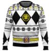 Mighty Morphin White Ranger Christmas Custom Best Holiday Christmas Ugly Sweater Gifts For Family