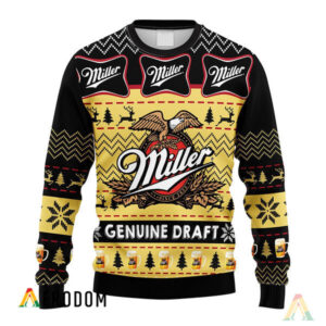 Miller Genuine Draft Christmas Best Holiday Christmas Ugly Sweater Gifts For Family