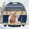 Miller Lite Born To Drink Best Holiday Christmas Ugly Sweater Gifts For Family