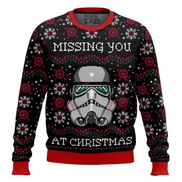 Missing You At Christmas Star Wars Best Holiday Christmas Ugly Sweater Gifts For Family