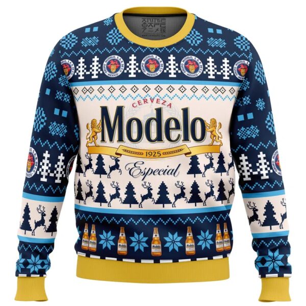 Modelo Especial Beer Gifts For Family Holiday Christmas Ugly Sweater