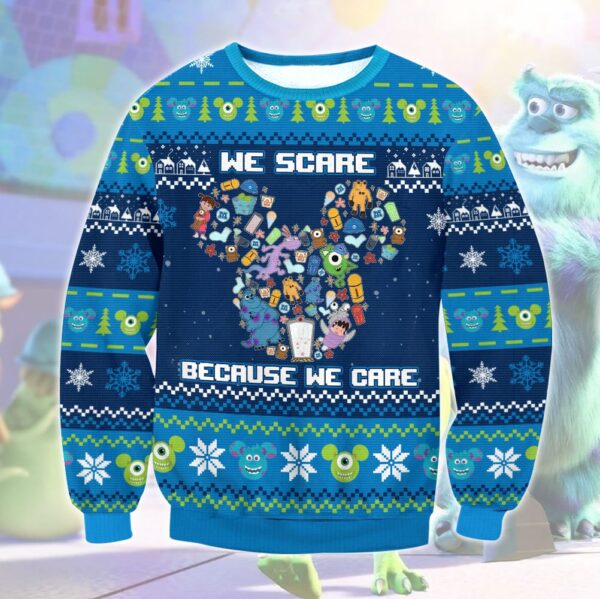 Monsters Inc Christmas Best Holiday Christmas Ugly Sweater Gifts For Family