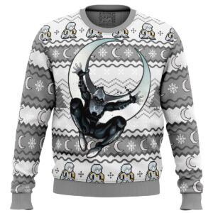 Moon Knight Gifts For Family Holiday Christmas Ugly Sweater