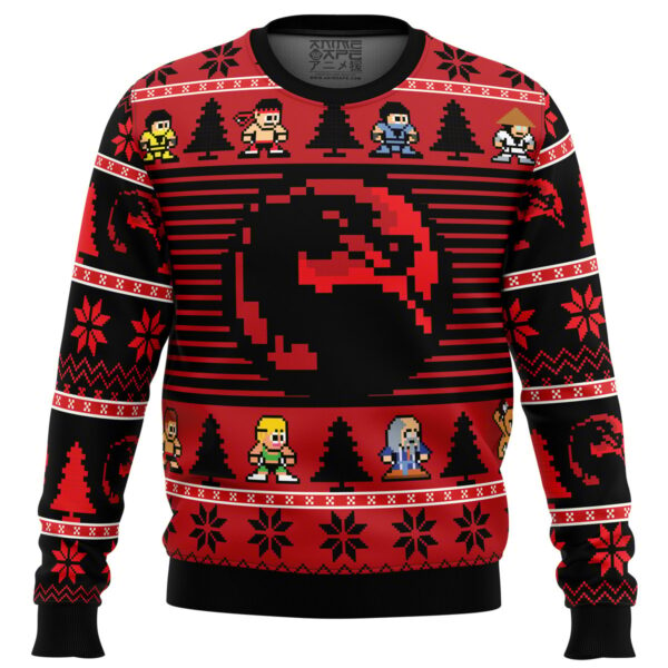 Mortal Kombat Gifts For Family Holiday Christmas Ugly Sweater