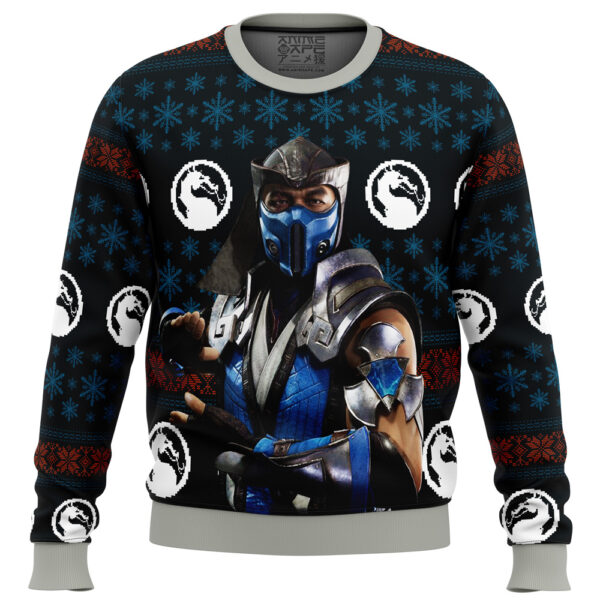 Mortal Kombat Sub Zero Gifts For Family Holiday Christmas Ugly Sweater