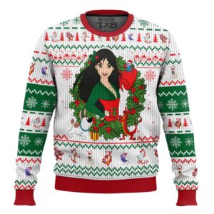 Mulan Disney Princess Christmas Best Holiday Christmas Ugly Sweater Gifts For Family