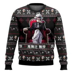 Muzan Demon Slayer Gifts For Family Holiday Christmas Ugly Sweater