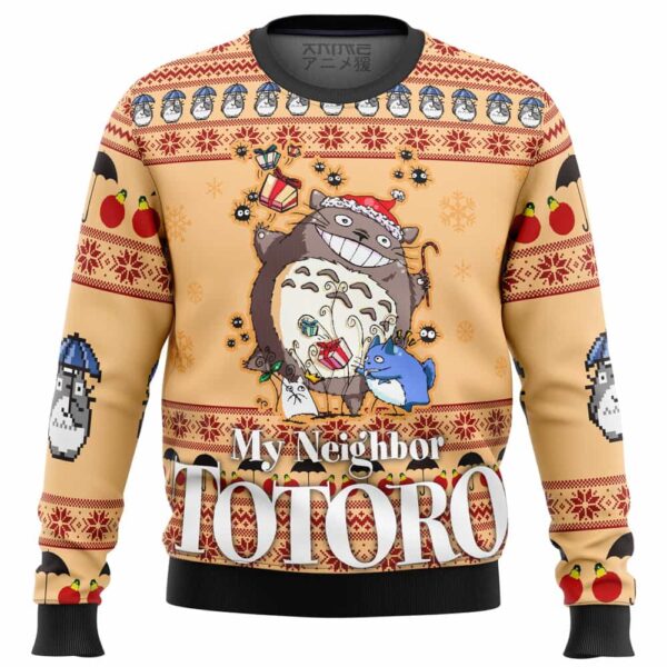 My Neighbor Totoro Friends Gifts For Family Holiday Christmas Ugly Sweater