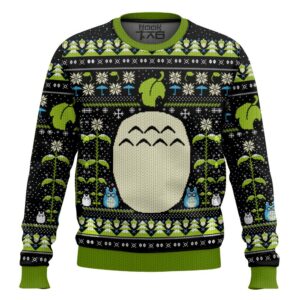 My Neighbor Totoro Studio Ghibli Best Holiday Christmas Ugly Sweater Gifts For Family