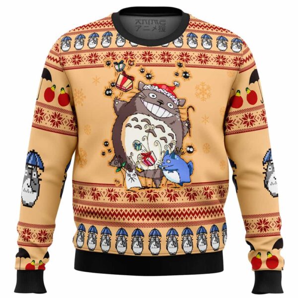 My Neighbor Totoro alt Gifts For Family Holiday Christmas Ugly Sweater