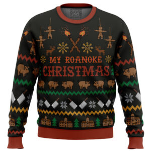 My Roanoke Christmas American Horror Story Gifts For Family Holiday Christmas Ugly Sweater