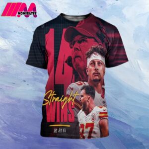 NFL Kansas City Chiefs Extend Winning Streak To 14 Games All Over Print Shirt