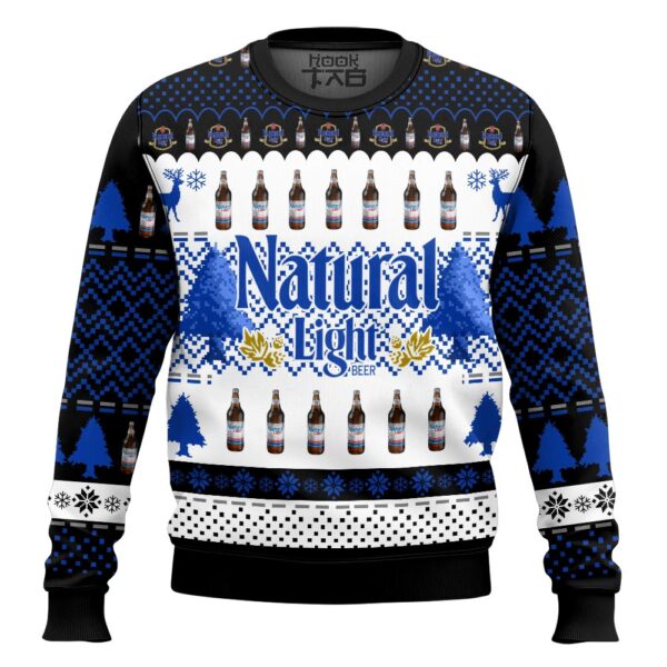 Natural Light Best Holiday Christmas Ugly Sweater Gifts For Family