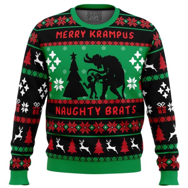 Naughty Brats Krampus Xmas Gift For Family Gifts For Family Holiday Christmas Ugly Sweater