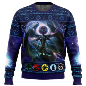 Nicol Bolas Magic the Gathering Gifts For Family Holiday Christmas Ugly Sweater