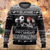 Nightmares on Halloween Gifts For Family Holiday Christmas Ugly Sweater