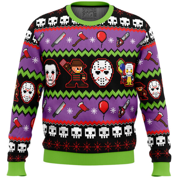 Nightmares on Halloween Gifts For Family Holiday Christmas Ugly Sweater