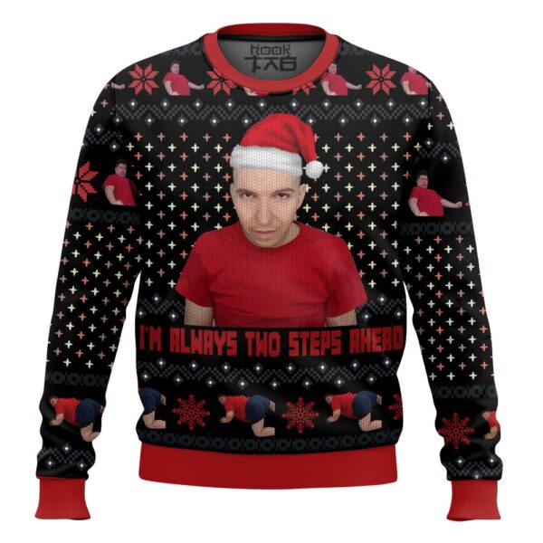 Nikocado Avocado I’m Always Two Steps Ahead Christmas Ugly Sweater