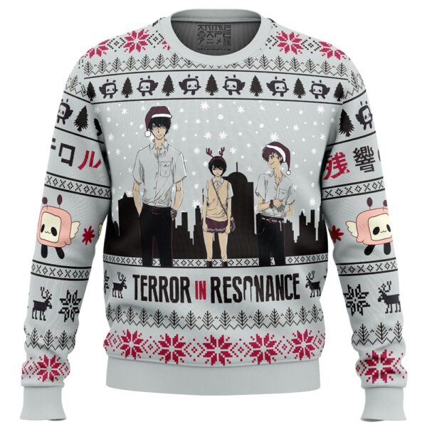 Nine x Lisa x Twelve Terror in Resonance Gifts For Family Holiday Christmas Ugly Sweater