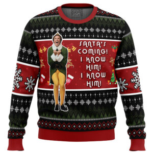 OMG Santa Elf Gifts For Family Holiday Christmas Ugly Sweater