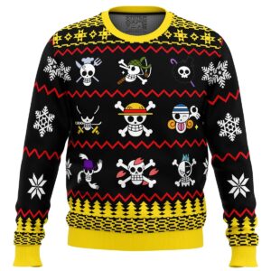 OP Pirates OP Pirates Flags Gifts For Family Holiday Christmas Ugly Sweater