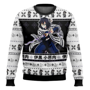 Obanai Demon Slayer Gifts For Family Holiday Christmas Ugly Sweater