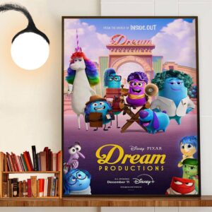 Official Poster Dream Productions Of Disney And Pixars Release All Episodes December 11st 2024 Home Decor Poster Canvas