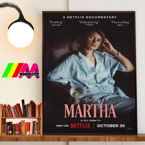 Official Poster Martha Of Netflix A Documentary On Martha Stewart From Director RJ Cutler Wall Art Poster Canvas