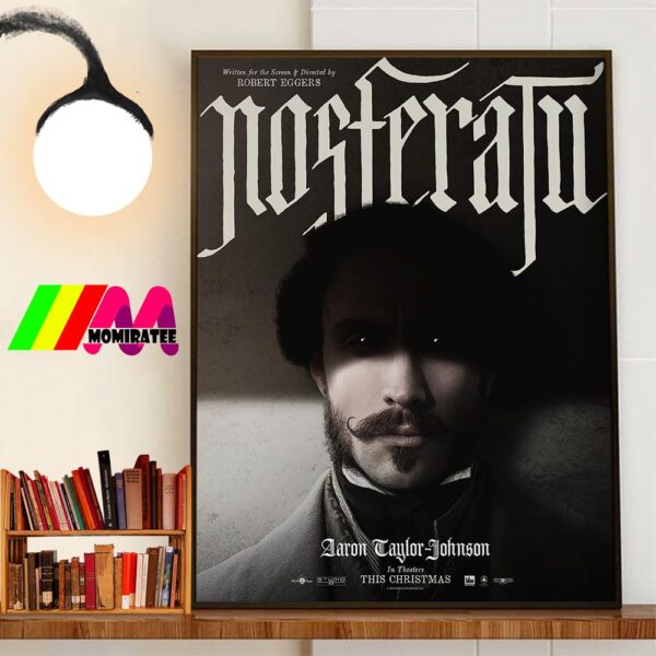 Official Poster Nosfetatu Directed By Robert Eggers With Starring Aaron Taylor-Johnson Wall Art Poster Canvas