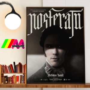 Official Poster Nosfetatu Directed By Robert Eggers With Starring Nicholas Hoult Wall Art Poster Canvas