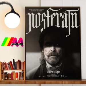 Official Poster Nosfetatu Directed By Robert Eggers With Starring Willem Dafoe Wall Art Poster Canvas