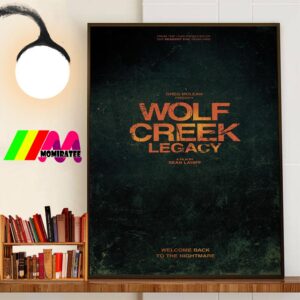 Official Poster Wolf Creek Legacy A Film By Sean Lahiff Welcome Back To The Nightmare Wall Art Poster Canvas