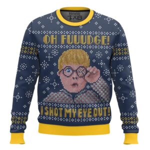 Oh Fuuudge I Shot My Eye Out A Christmas Story Best Holiday Christmas Ugly Sweater Gifts For Family