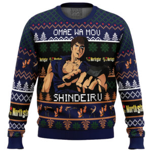 Omaewamou Shindeiru Fist of the North Star Gifts For Family Holiday Christmas Ugly Sweater