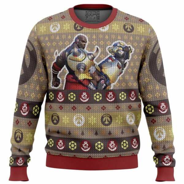 Overwatch Doomfist Gifts For Family Holiday Christmas Ugly Sweater