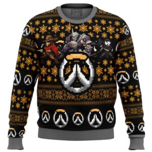 Overwatch Symbol Gifts For Family Holiday Christmas Ugly Sweater