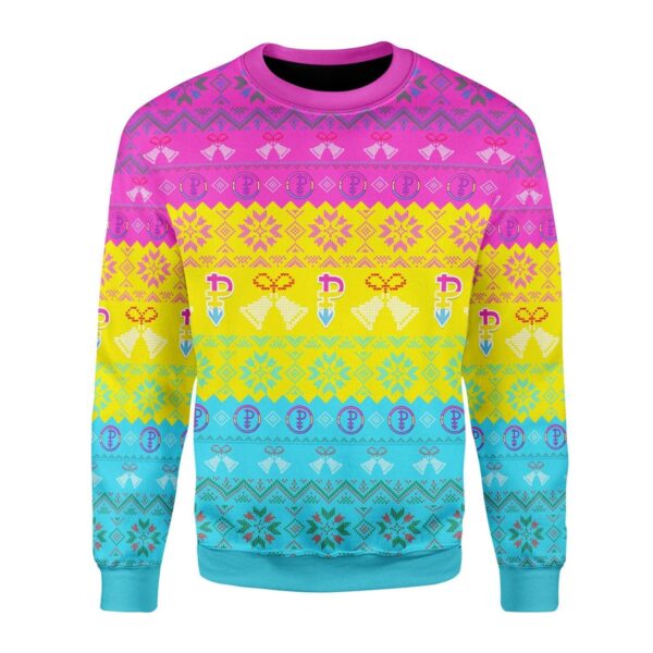 Pansexual Pride Flag Best Gifts For Family For Holiday Christmas Ugly Sweater