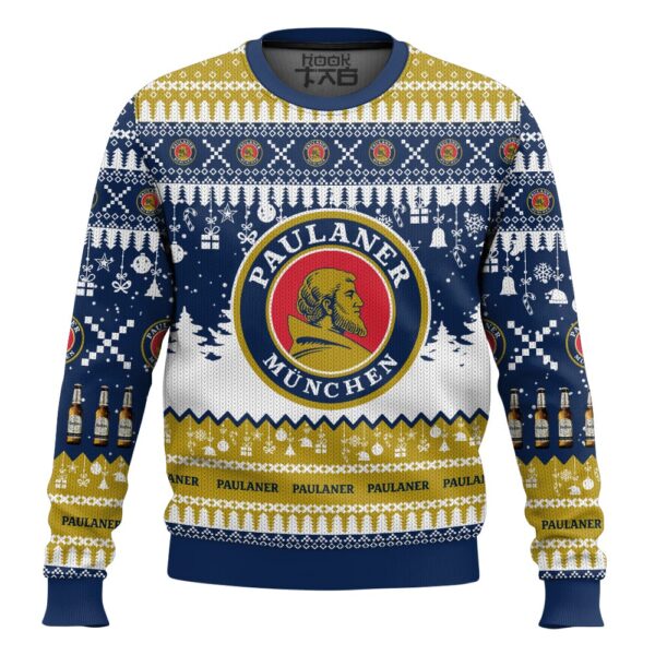 Paulaner German Beer Best Holiday Christmas Ugly Sweater Gifts For Family