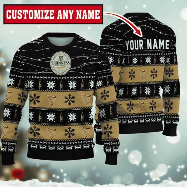 Personalized Guinness Beer Gifts For Family Holiday Christmas Ugly Sweater The Perfect Holiday Gift