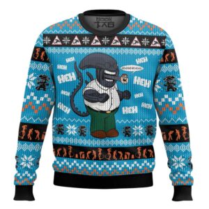 Peter x Xeno Meme Best Holiday Christmas Ugly Sweater Gifts For Family