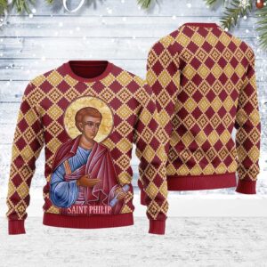 Philip the Apostle Gifts For Family Holiday Christmas Ugly Sweater