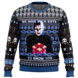 Pinhead Hellraiser Gifts For Family Holiday Christmas Ugly Sweater