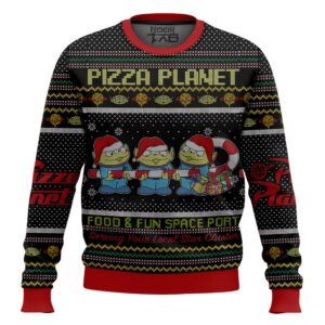 Pizza Planet Toy Story Best Holiday Christmas Ugly Sweater Gifts For Family