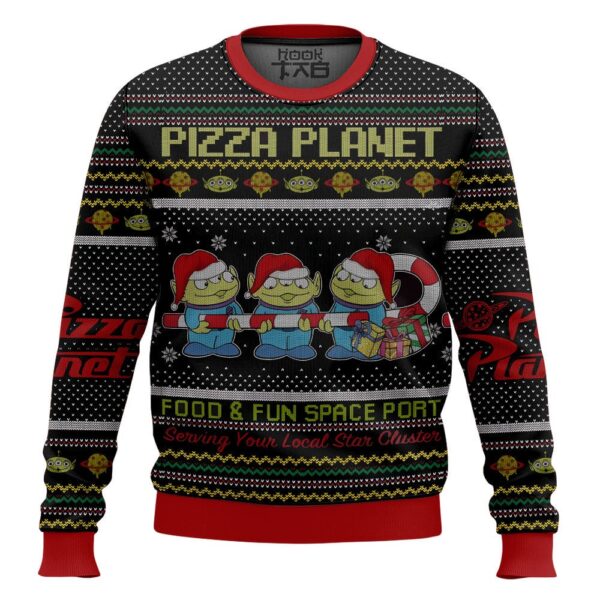 Pizza Planet Toy Story Best Holiday Christmas Ugly Sweater Gifts For Family