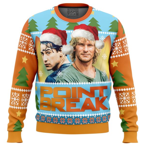 Point Break Gifts For Family Holiday Christmas Ugly Sweater