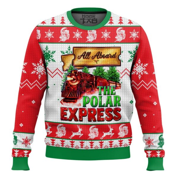 Polar Express Conductor The Polar Express Best Holiday Christmas Ugly Sweater Gifts For Family