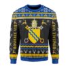 Pope Boniface VIII Coat of Arms Gifts For Family Holiday Christmas Ugly Sweater